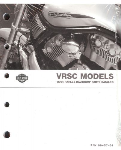 2004 harley-davidson vrsc v-rod models parts catalog manual -vrsca-vrscb-vrod