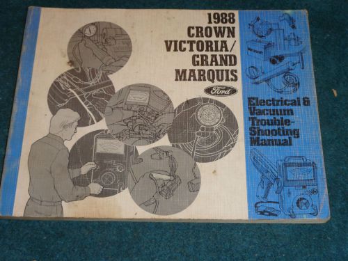 1988 ford crown victoria / mercury marquis / wiring &amp; vacuum diagram shop manual