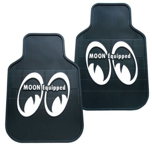 Moon equipped rubber floor mats mooneyes ford chevy dodge vw hot rod street rod