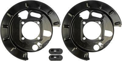 Dorman backing plates rear disc brake steel edp coated cadillac chevy gmc pair