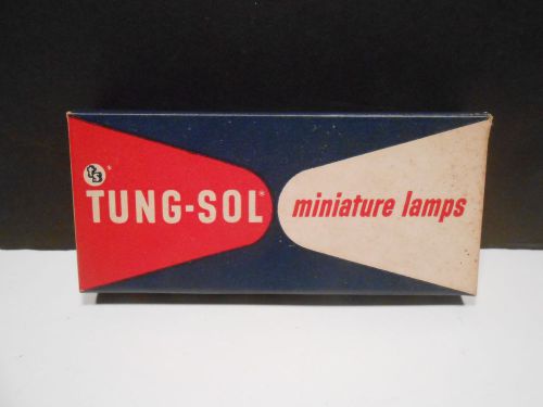 Vintage nos tung-sol pr-6 flanged light bulb 30a 2.47v box  of 10