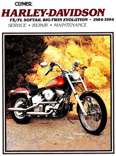 1984 to 1994 harley-davidson fx/fl softail service manual -flstf-flstn-fxst-fxst