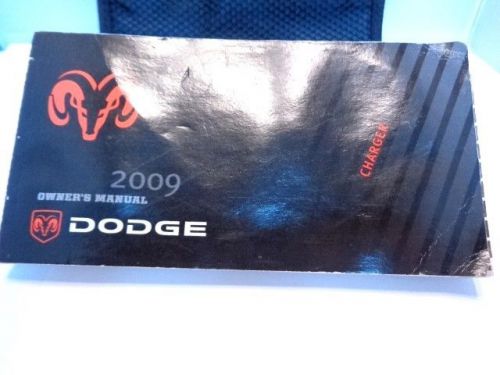 2009 dodge charger owners manual portfolio 09 with case