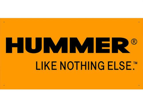 Advertising display banner for hummer sales service parts