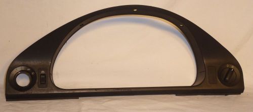 99 bmw 528i dash instrument gauge cluster bezel trim panel surround black