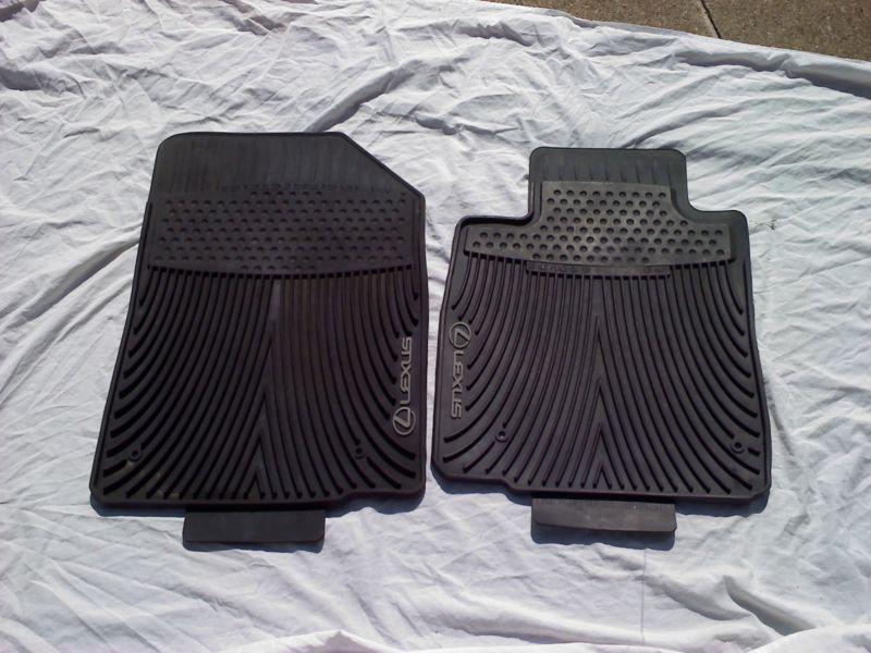  2007-2010 lexus es350 pt908-33072 all weather aw floor mats genuine very good