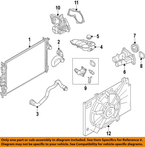 Ford oem 13-16 escape-engine water pump gasket 4m5z8255a