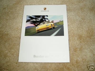 2003 porsche boxster s sales brochure dealer catalog literature deluxe