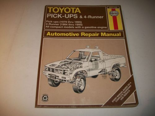 Haynes repair  manual toyota pickups(1979-1985)+4-runner(1984-1995) very clean