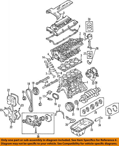 Kia oem 04-09 spectra-engine harmonic balancer 2312423772