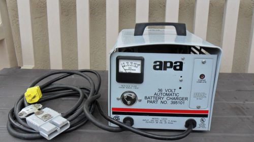 Lester apa model 12050 36 volt / 20 amps automatic battery charger p/n 395101