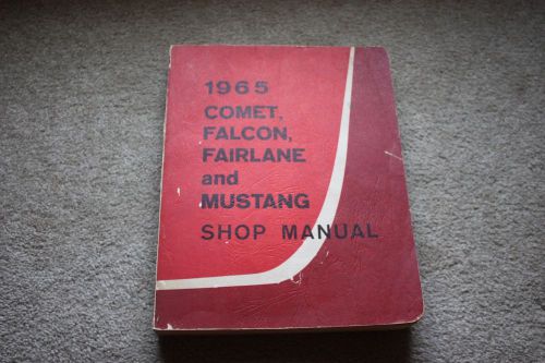 1965 mustang shop, owners and wiring diagram manuals (see photos)