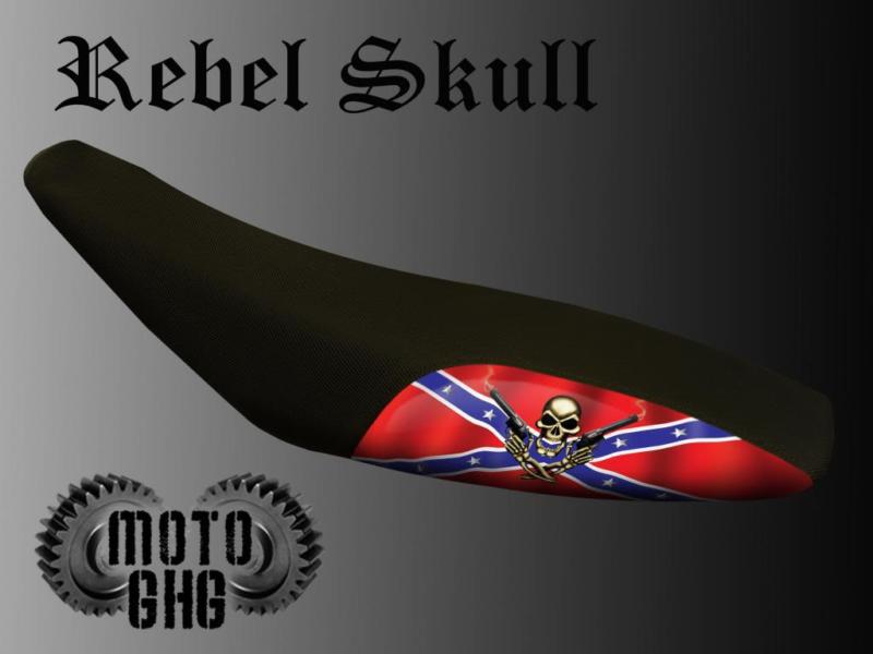 Honda xl200r 83-84 rebel skull motoghg seat cover #ghg14648scrbsk14747