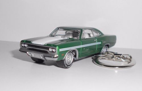 1970 plymouth gtx green key chain