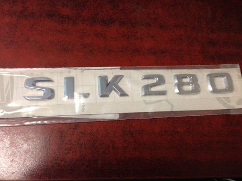 Mercedes &#034;slk 280&#034; emblem  (brand new)