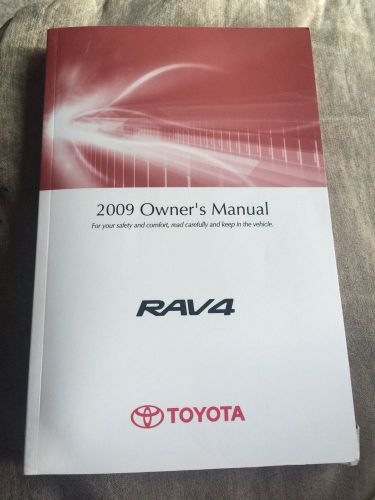 Toyota rav-4 2009 owner manual