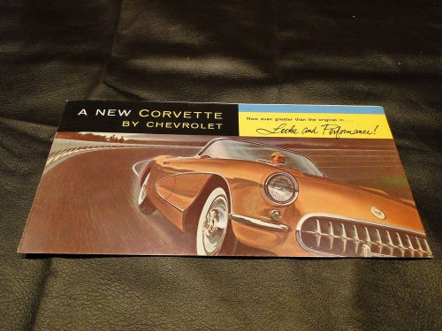 1956 corvette sales brochure mint