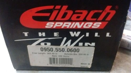 Eibach 5.5&#034; od x 9.5&#034; long 950 lb red conventional spring p/n 0950-550-0950