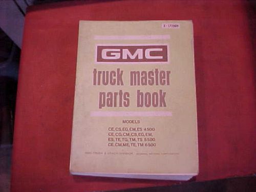 Genuine gmc truck gm master parts book catalog manual 67 68 69 70 71 72 1969