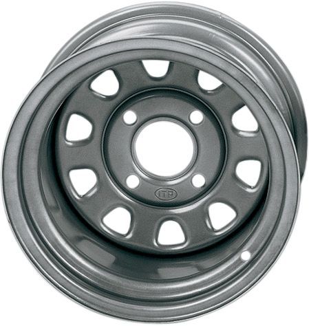 Itp delta sil rear 12x7 2 5 4/110 1225544032 silver 37-1336 d12r411 57-9233 rear