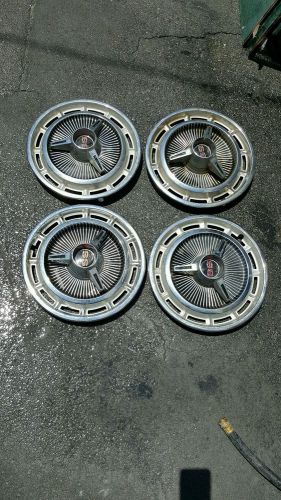 1965 chevy impala ss hub caps used oem