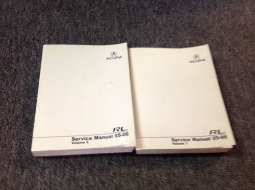 2005 2006 acura rl service repair shop workshop manual set factory oem