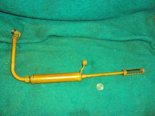 Acme model t crankcase oil sight gauge,brass,1909-1927,ford,tt,buick chevy