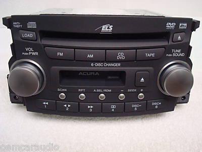 Acura  tl cl rsx mdx tsx cd 6 disc player 6cd changer radio ** fix ** repair **