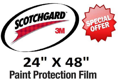 Bulk roll film 24&#034; x 48&#034; genuine 3m scotchgard paint protection clear bra