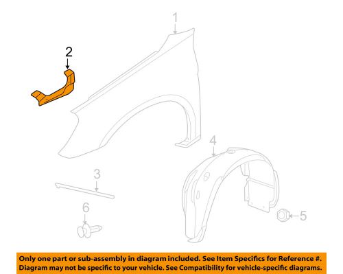 Chrysler oem 2010 sebring fender-mount bracket left 4389481ae