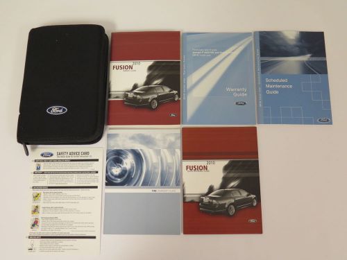 2010 ford fusion owners manual book