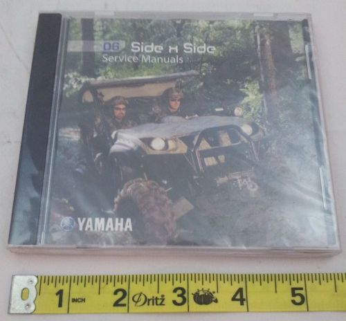 New 06 yamaha side x side sxs atv service manual cd factory catalog shop repair