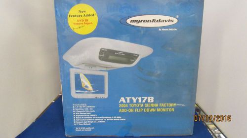 Myron &amp; davis aty178 7.8&#034; sienna factory add on flip down monitor color tan