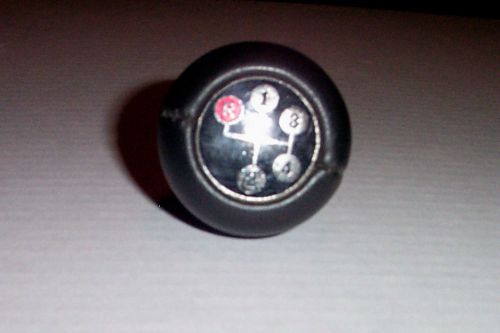 Black leather gear shift knob a4  excellent condition