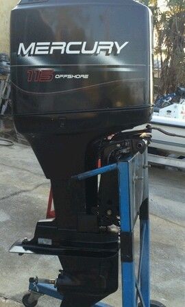115 hp mercury outboard boat motor (no reserve)