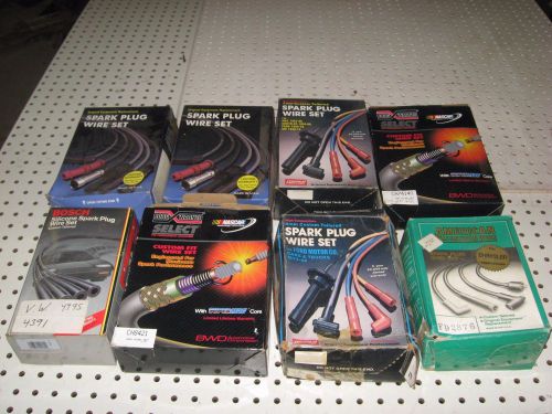 Wholesale lot of 8 sets of plug wires