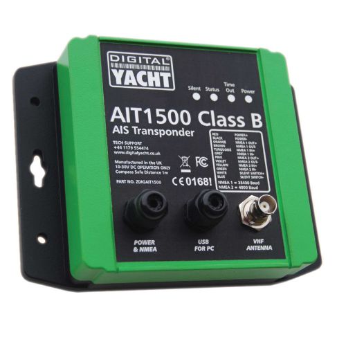 Digital yacht ait1500 class b ais transponder w/built-in gps mfg# zdigait1500