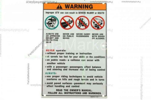 Kawasaki 56070-1151 label-warning,serious