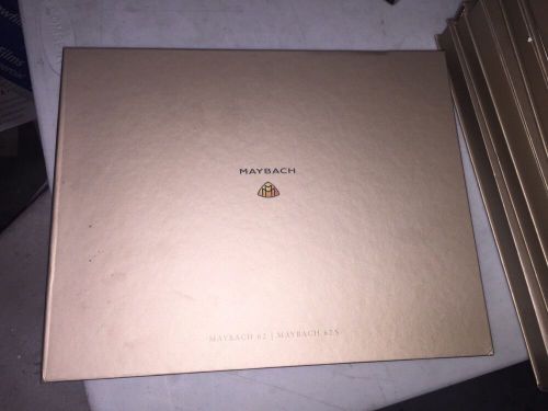 Maybach 62 62s factory portfolio brouchure dealer book