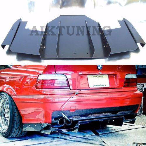 Bmw e36 m3 rear bumper diffuser performance cover durable aluminium skirt