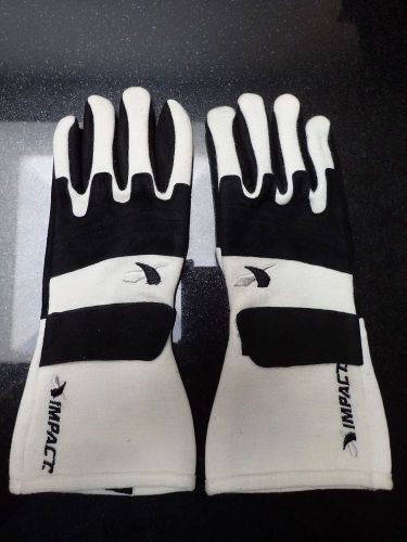 New impact g4 driving gloves small white sfi 3.3/5 34013309