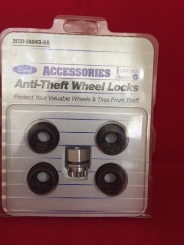Ford / lincoln anti-theft wheel locks part # 3c3j-1a043-aa