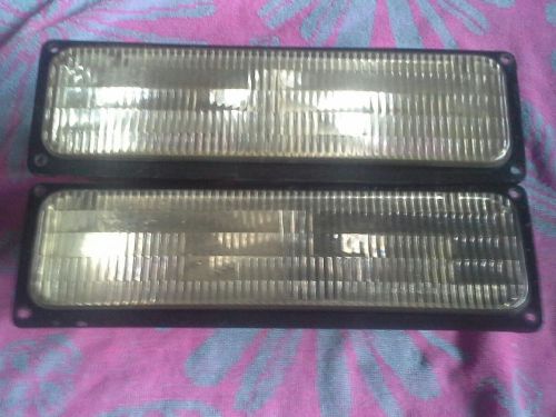 1994-1998 silverado parking lights lh rh set