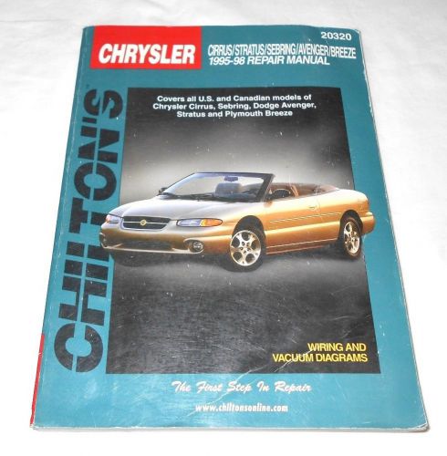 1995-1998 chrysler / dodge / plymouth automotive repair manual chilton  # 20320