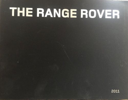 2011 range rover prestige brochure