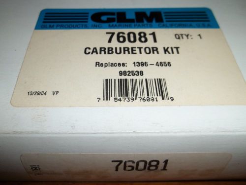 Glm 76081 carburetor kit holley mercruiser 1396-4656  982538