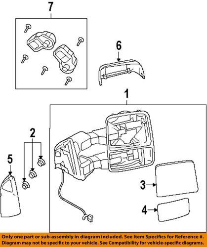 Ford oem 8c3z17682db outside mirrors-mirror