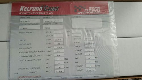 Kelford cams 272s evo 9