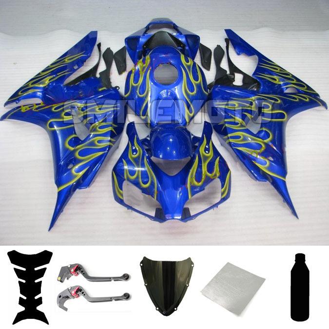 Bundle injection fairing windscreen levers for honda 2006 2007 cbr 1000 rr pba