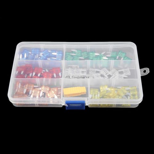 120 pcs profile small size blade fuse assortment set auto car truck k2